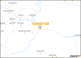 map of Tushovtsa