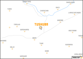 map of Tushuba