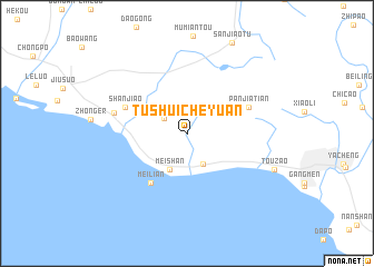 map of Tushuicheyuan