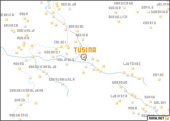 map of Tušina