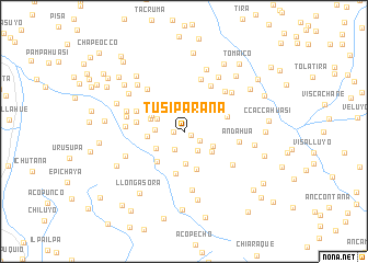 map of Tusiparaña