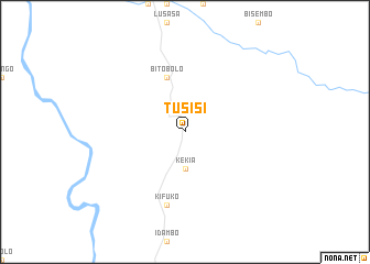 map of Tusisi