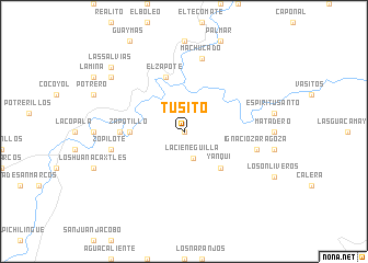 map of Tusito