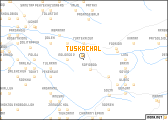 map of Tūskāchāl