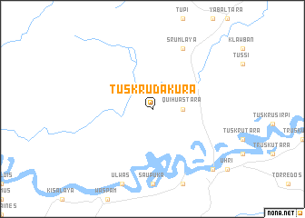 map of Tuskru Dakura