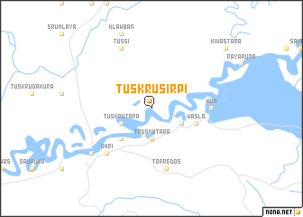 map of Tuskru Sirpi