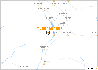 map of Tuşnadu Nou