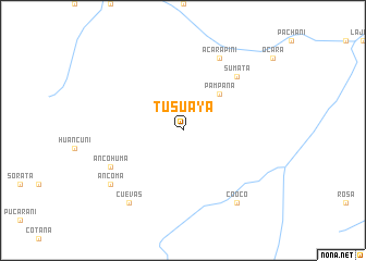 map of Tusuaya