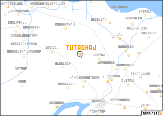 map of Tūt Āghāj