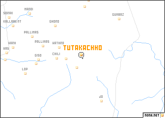 map of Tūta Kachho