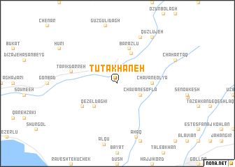 map of Tūtā Khāneh