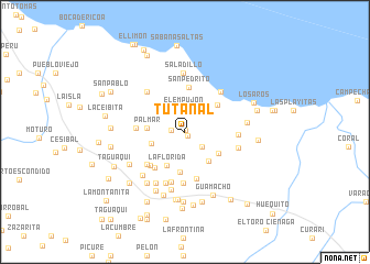 map of Tutanal