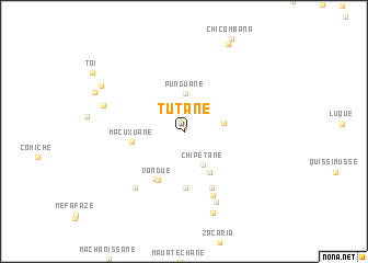 map of Tutane