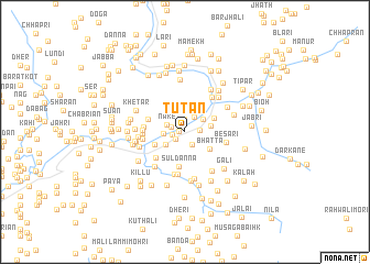 map of Tutān