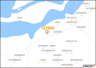 map of Tutare
