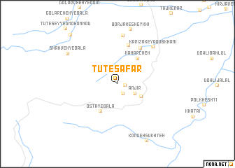 map of Tūt-e Şafar