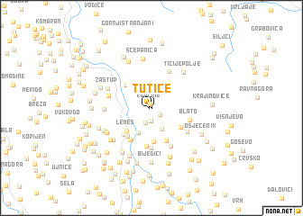 map of Tutiće