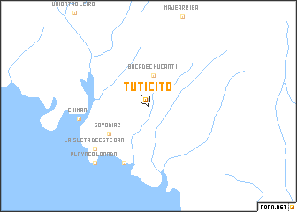 map of Tuticito