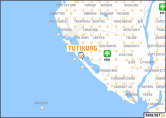 map of T\