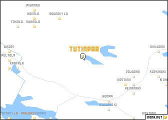 map of Tutinpää