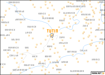 map of Tutin
