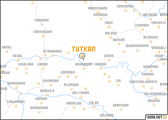 map of Tūtkān