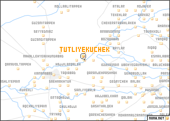 map of Tūtlī-ye Kūchek