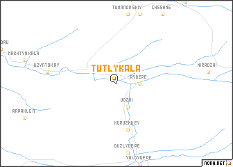 map of Tutly-Kala