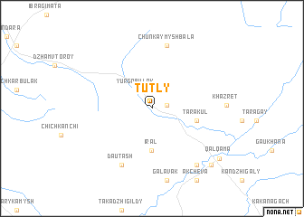 map of Tutly