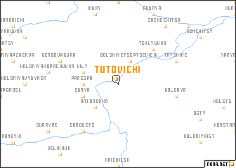 map of Tutovichi