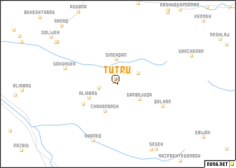 map of Tūtrū