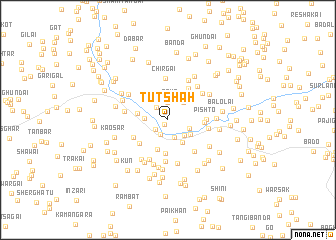 map of Tut Shāh