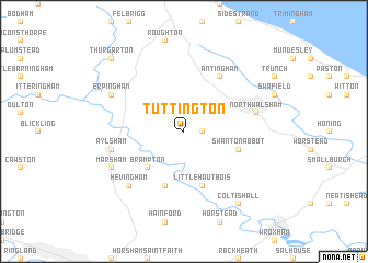 map of Tuttington