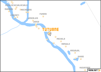 map of Tutuane