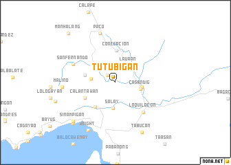 map of Tutubigan