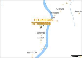 map of Tutumberos