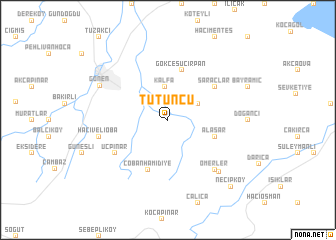 map of Tütüncü