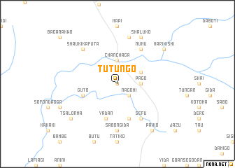 map of Tutungo