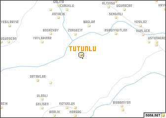 map of Tütünlü