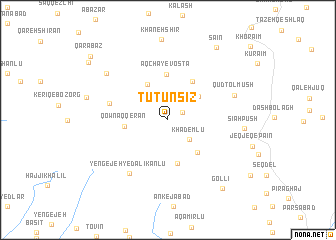 map of Tūtūnsīz