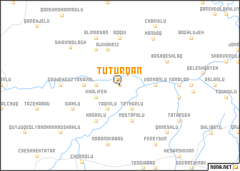 map of Tūtūrqān