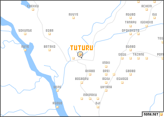 map of Tuturu