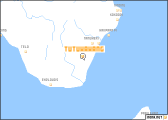 map of Tutuwawang