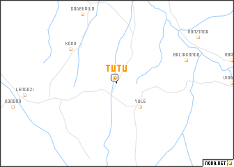 map of Tutu