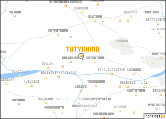 map of Tutykhino