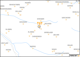 map of Tūt