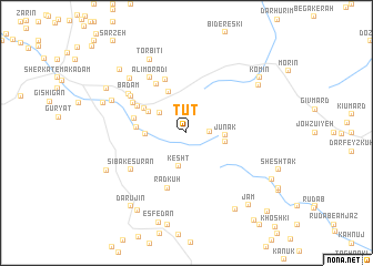 map of Tūt