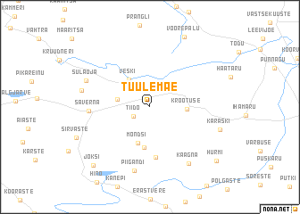 map of Tuulemäe