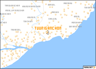 map of Tuurigan-ch\