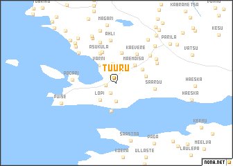 map of Tuuru